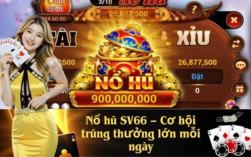 Nổ hũ SV66 Cơ hội trúng thưởng lớn mỗi ngày