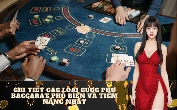 Chi tiết các loại cược phụ Baccarat phổ biến và tiềm năng nhất